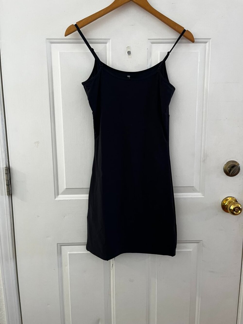 Spanx Woman's Black Adjustable Tummy Control  Strap Slip Sz XL